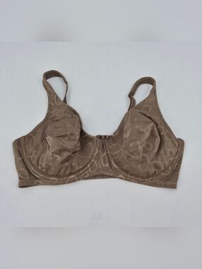 Ellen Tracy Unlined Underwire Brown Womens 36D T Shirt Bra 59445